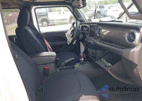 2019 Jeep Wrangler Unlimited Sahara из США, поврежденный, VIN 1C4HJXEG7KW589112